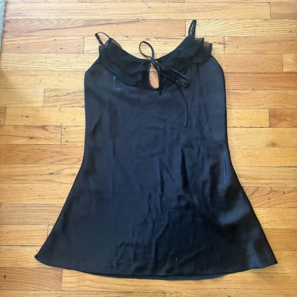Cacique Black Mini Slip Size Medium